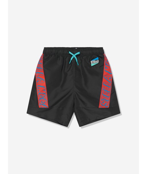 Stella McCartney Boys Logo Swim Shorts in Black Par le système avancé 