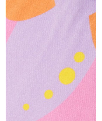 Stella McCartney Girls Mermaid Hooded Towel in Purple offre 