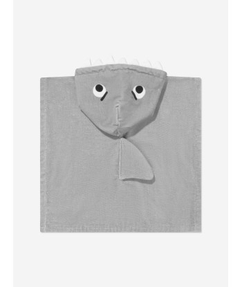 Stella McCartney Boys Shark Hooded Towel in Grey À commander