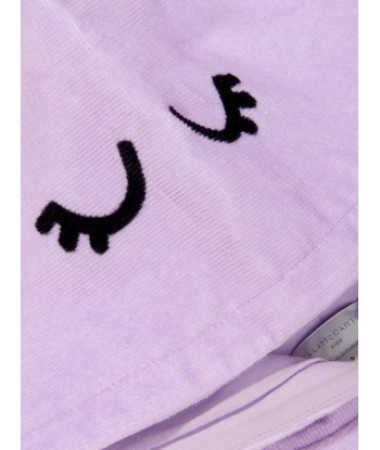 Stella McCartney Girls Mermaid Hooded Towel in Purple offre 