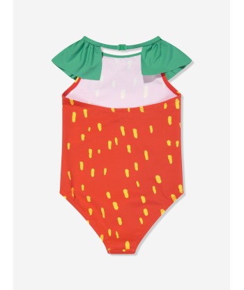 Stella McCartney Girls Strawberry Swimsuit in Red 2024