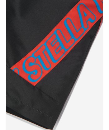 Stella McCartney Boys Logo Swim Shorts in Black Par le système avancé 