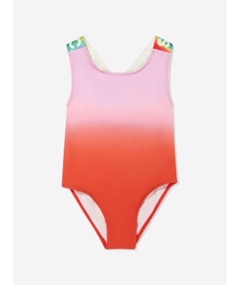 Stella McCartney Girls Logo Swimsuit in Multicolour les ligaments