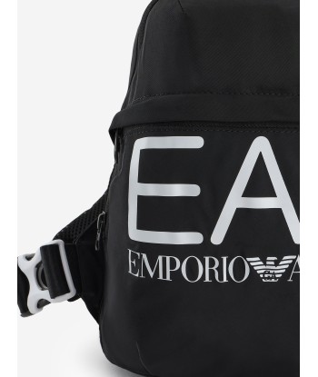 EA7 Emporio Armani Kids Logo Backpack in Black (30cm) outlet