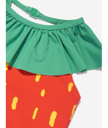 Stella McCartney Girls Strawberry Swimsuit in Red 2024