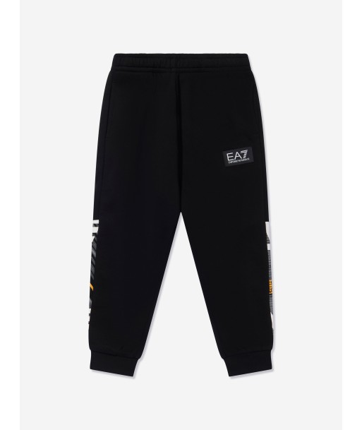 EA7 Emporio Armani Boys Graphic Side Joggers in Black shop