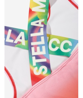 Stella McCartney Girls Logo Swimsuit in Multicolour les ligaments