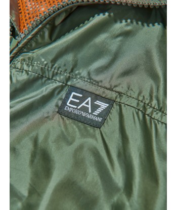 EA7 Emporio Armani Boys Logo Windbreaker in Green de la marque