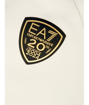 EA7 Emporio Armani Boys Anniversary Hoodie in Beige Comparez et commandez 