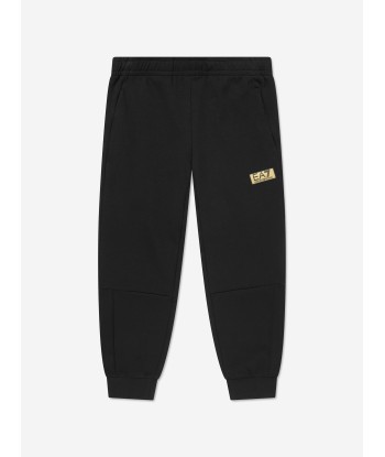 EA7 Emporio Armani Boys Gold Label Joggers in Black ou a consommer sur place