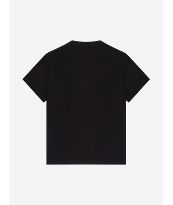 EA7 Emporio Armani Boys Iridescent Logo T-Shirt in Black prix