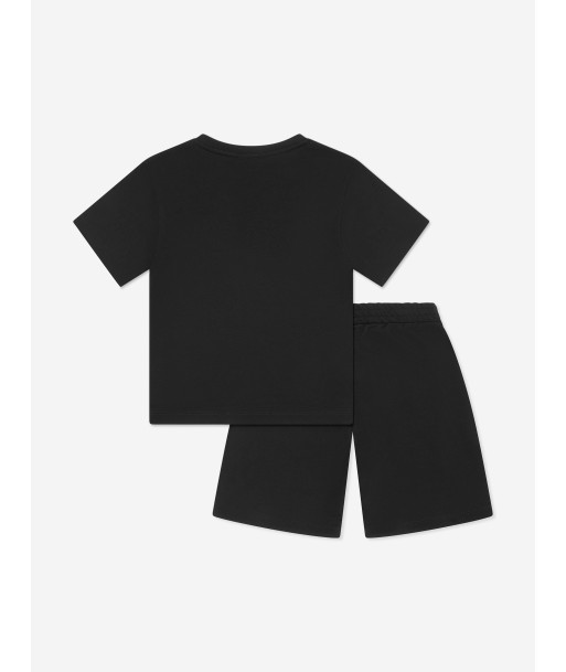 EA7 Emporio Armani Boys Logo Short Set in Black votre