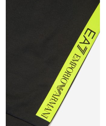 EA7 Emporio Armani Boys Logo Joggers in Black JUSQU'A -70%! 