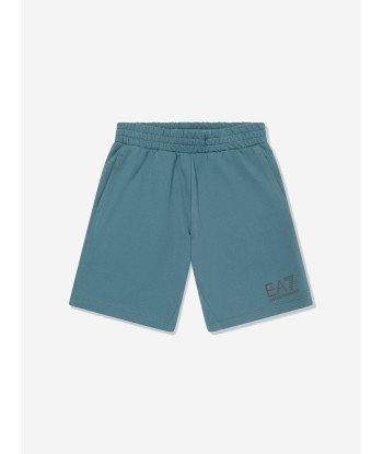 EA7 Emporio Armani Boys Logo Short Set in Blue plus qu'un jeu 