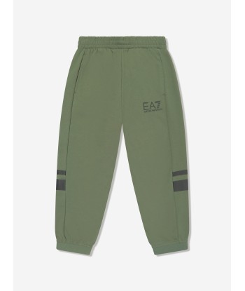 EA7 Emporio Armani Boys Logo Tracksuit in Green Vous souhaitez 