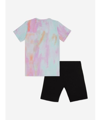 EA7 Emporio Armani Girls Tie Dye Short Set in Multicolour Le MVP de beaucoup