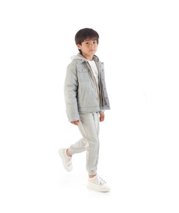 Eleventy Boys Cotton Jogger Pants in Beige Profitez des Offres !