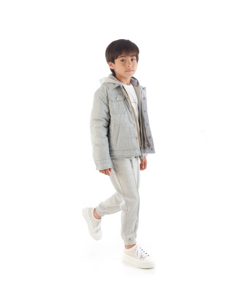 Eleventy Boys Cotton Jogger Pants in Beige Profitez des Offres !