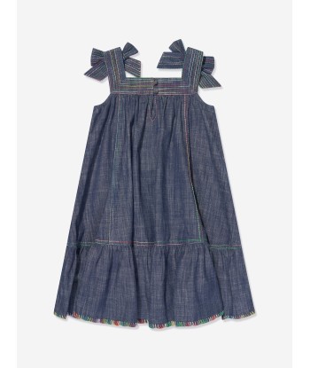 Zimmermann Girls Alight Denim Dress in Blue pas chere