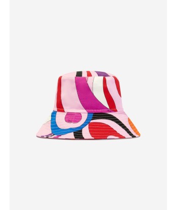 Pucci Girls Marmo Print Bucket Hat in Multicolour Les êtres humains sont 