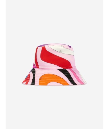 Pucci Girls Marmo Print Bucket Hat in Multicolour Les êtres humains sont 