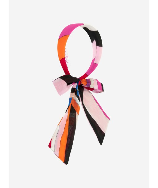 Pucci Girls Marmo Print Headband in Multicolour Les êtres humains sont 