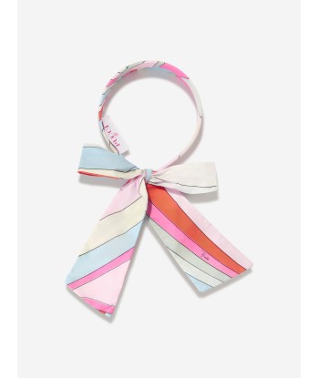 Pucci Girls Marmo Print Headband in Multicolour Venez acheter