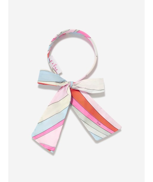 Pucci Girls Marmo Print Headband in Multicolour Venez acheter