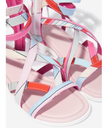 Pucci Girls Marmo Ankle Sandals in Multicolour À commander