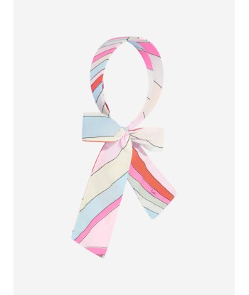 Pucci Girls Marmo Print Headband in Multicolour Venez acheter