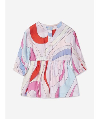 Pucci Baby Girls Marmo Woven Dress in Multicolour Toutes les collections ici