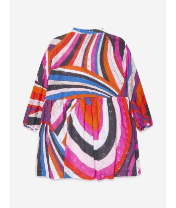 Pucci Girls Iride Woven Dress in Multicolour acheter en ligne