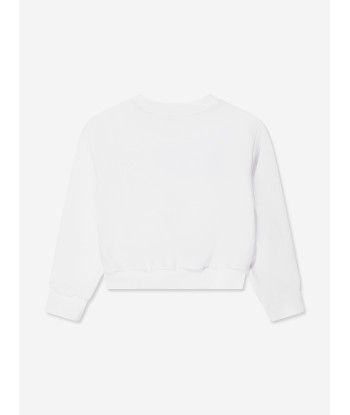 Pucci Girls Logo Sweatshirt in White le concept de la Pate a emporter 