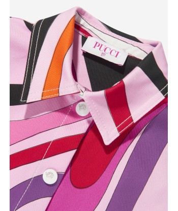 Pucci Girls Sleeveless Blouse in Multicolour Les êtres humains sont 