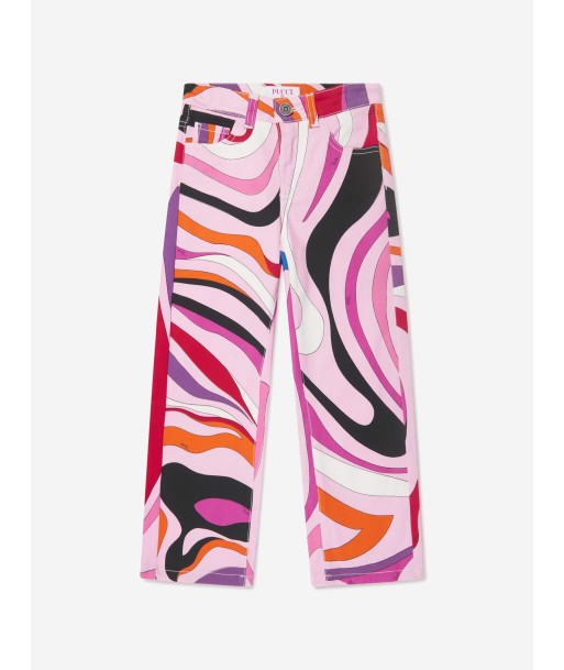 Pucci Girls Marmo Jeans in Multicoloured le des métaux précieux