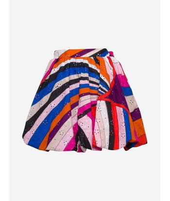 Pucci Girls Iride Woven Skirt in Multicolour Amélioration de cerveau avec