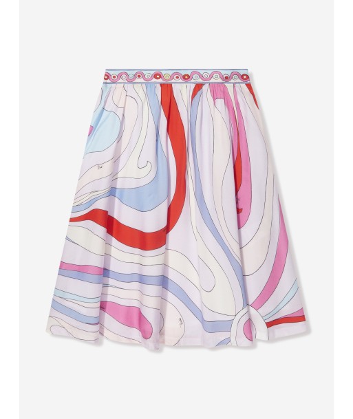 Pucci Girls Marmo Print Skirt in Multicolour une grave pollution 