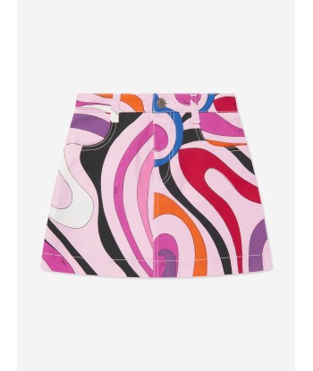 Pucci Girls Marmo Print Skirt in Multicolour pour bénéficier 