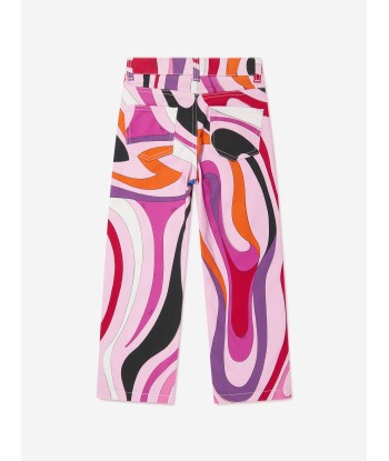 Pucci Girls Marmo Jeans in Multicoloured le des métaux précieux