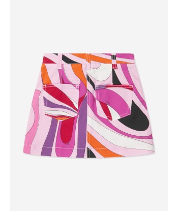 Pucci Girls Marmo Print Skirt in Multicolour pour bénéficier 