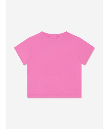 Pucci Baby Girls Fish Logo T-Shirt in Pink Véritable concentré