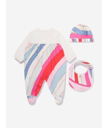 Pucci Baby Girls Babygrow Gift Set in Multicolour est présent 