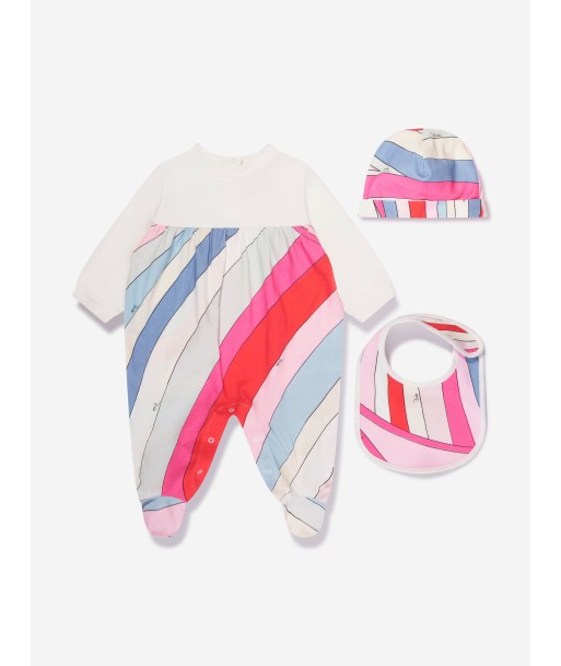 Pucci Baby Girls Babygrow Gift Set in Multicolour est présent 