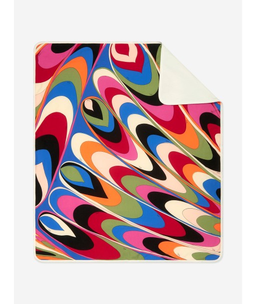 Pucci Baby Girls Onde Print Blanket in Multicolour chez Cornerstreet bien 