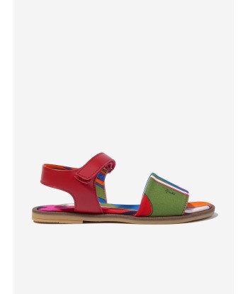 Pucci Girls Onde Print Sandals in Multicolour sur le site 