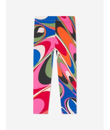 Pucci Girls Onde Print Leggings in Multicolour votre restaurant rapide dans 