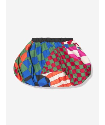 Pucci Girls Giardino Print Skirt in Multicolour Pour