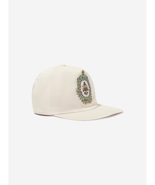 Etro Boys Crest Logo Cap in Beige l'achat 