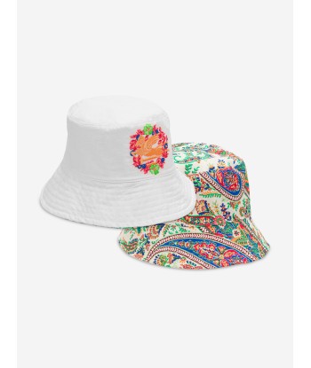 Etro Girls Reversible Bucket Hat in Multicolour meilleur choix