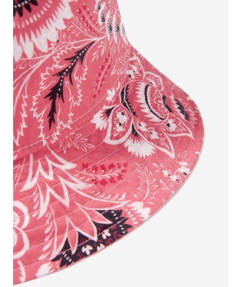 Etro Kids Floral Paisley Hat in Pink pas cher chine